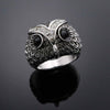 Unique Design of the Owl Pattern Ring