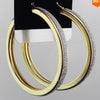 Charm Frosted Big Hoop Earrings