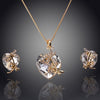 Crystal Animal Pendant Jewelry Set